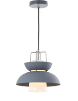 Paul 11" Farmhouse Metal LED Pendant - JONATHAN Y