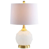 Ilsa 22" Dotted Glass/Metal LED Table Lamp - JONATHAN Y