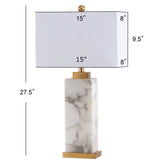 Elizabeth 27.5" Alabaster LED Table Lamp