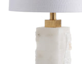 Eloise 23" Alabaster/Metal LED Table Lamp