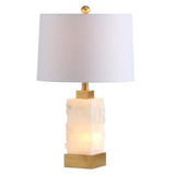 Eloise 23" Alabaster/Metal LED Table Lamp
