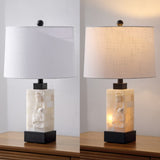 Eloise 23" Alabaster/Metal LED Table Lamp