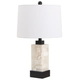 Eloise 23" Alabaster/Metal LED Table Lamp
