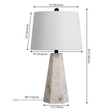 Xio 25.5" Alabaster LED Table Lamp