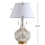 Highland 30.75" Gourd Glass LED Table Lamp - JONATHAN Y