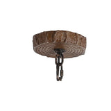 Eldora Rustic Resin Antler Chandelier with Adjustable LED Lighting