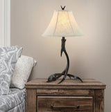 Antler 27.5" Rustic Resin LED Table Lamp - JONATHAN Y