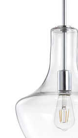 Watts Glass/Metal LED Pendant - JONATHAN Y