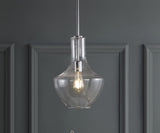 Watts Glass/Metal LED Pendant - JONATHAN Y