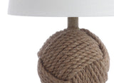 Monkey Fist 18" Rope Ball LED Table Lamp