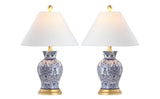 Xia 21" Ceramic/Iron Classic Modern LED Table Lamp - JONATHAN Y