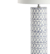 Loop 28.75" Ceramic Modern Column LED Table Lamp - JONATHAN Y