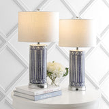 Sulka 27" Ceramic/Iron Contemporary USB Charging LED Table Lamp - JONATHAN Y