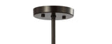 Hampdon 15" Iron/Glass Modern Drum LED Flush Mount - JONATHAN Y