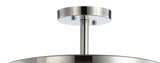 Herndon 15" Iron/Glass Modern LED Flush Mount - JONATHAN Y