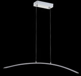 Roxanna 41.5" Dimmable Adjustable Integrated LED Metal Linear Pendant - JONATHAN Y
