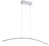 Roxanna 41.5" Dimmable Adjustable Integrated LED Metal Linear Pendant - JONATHAN Y