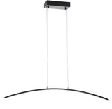 Roxanna 41.5" Dimmable Adjustable Integrated LED Metal Linear Pendant - JONATHAN Y