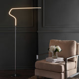 Julian 65.25" Integrated LED Metal Floor Lamp - JONATHAN Y