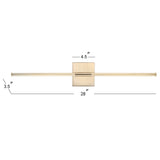 Makena Dimmable Integrated LED Metal Wall Sconce