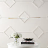 Conley 39.5" Dimmable Adjustable Integrated LED Metal Linear Pendant - JONATHAN Y