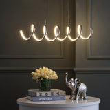 Ali 31" Dimmable Adjustable Integrated LED Metal Linear Pendant - JONATHAN Y