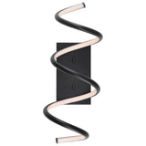 Scribble 7" Modern Metal Integrated LED Vanity Light Sconce - JONATHAN Y