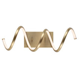 Scribble 7" Modern Metal Integrated LED Vanity Light Sconce