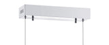 Ali 34.5" Dimmable Adjustable Integrated LED Metal Linear Pendant - JONATHAN Y