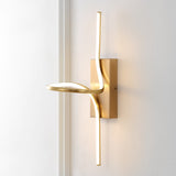Sketch 9" Minimalist Metal Integrated LED Vanity Light Sconce - JONATHAN Y