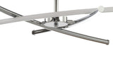 Crucis 31.5" Modern Metal Integrated LED Semi Flush Mount - JONATHAN Y
