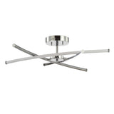Crucis 31.5" Modern Metal Integrated LED Semi Flush Mount - JONATHAN Y