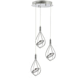 Orion Adjustable Modern Integrated Cluster LED Metal Pendant - JONATHAN Y