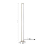 Johan 59.5" Modern Minimalist Aluminum Integrated Tower LED Floor Lamp - JONATHAN Y