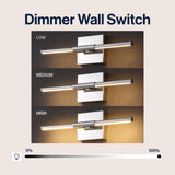 Makena Modern Minimalist Dimmable Integrated LED Metal Wall Sconce