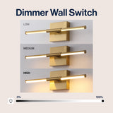 Makena Modern Minimalist Dimmable Integrated LED Metal Wall Sconce