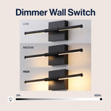 Makena Modern Minimalist Dimmable Integrated LED Metal Wall Sconce