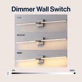 Makena Modern Minimalist Dimmable Integrated LED Metal Wall Sconce