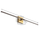 Makena Modern Minimalist Dimmable Integrated LED Metal Wall Sconce