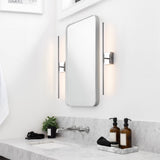 McKenna 28" Modern Minimalist Adjustable Dimmable Integrated LED Metal Wall Sconce