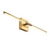 McKenna 28" Modern Minimalist Adjustable Dimmable Integrated LED Metal Wall Sconce