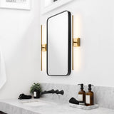 McKenna 28" Modern Minimalist Adjustable Dimmable Integrated LED Metal Wall Sconce