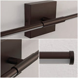 McKenna 28" Modern Minimalist Adjustable Dimmable Integrated LED Metal Wall Sconce