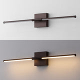 McKenna 28" Modern Minimalist Adjustable Dimmable Integrated LED Metal Wall Sconce