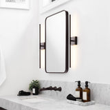 McKenna 28" Modern Minimalist Adjustable Dimmable Integrated LED Metal Wall Sconce