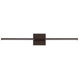McKenna 28" Modern Minimalist Adjustable Dimmable Integrated LED Metal Wall Sconce