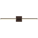 McKenna 28" Modern Minimalist Adjustable Dimmable Integrated LED Metal Wall Sconce