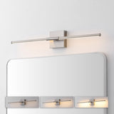 McKenna 28" Modern Minimalist Adjustable Dimmable Integrated LED Metal Wall Sconce