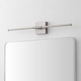 McKenna 28" Modern Minimalist Adjustable Dimmable Integrated LED Metal Wall Sconce