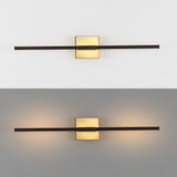 McKenna 28" Modern Minimalist Adjustable Dimmable Integrated LED Metal Wall Sconce